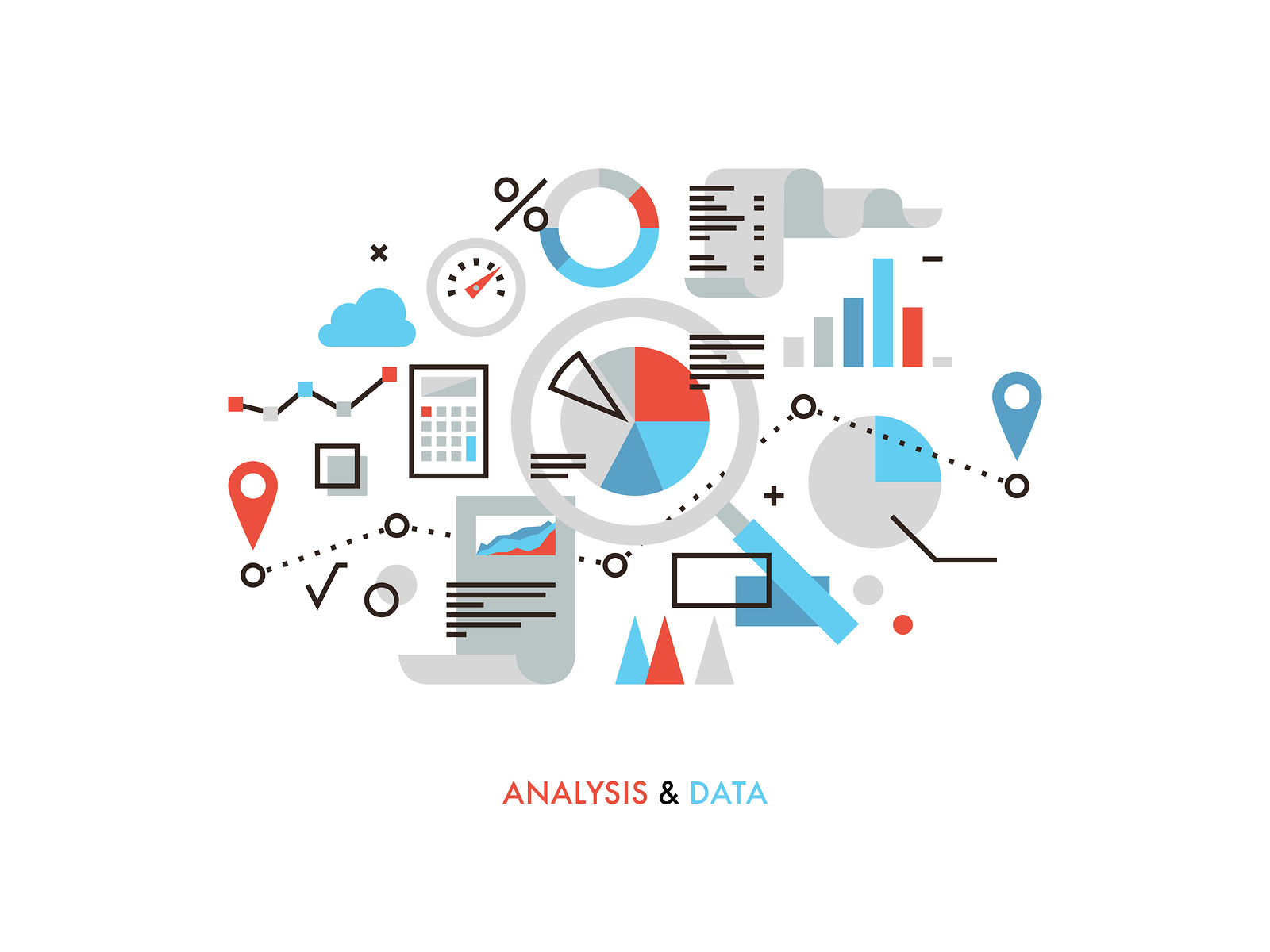 analysis and data, digital marketing