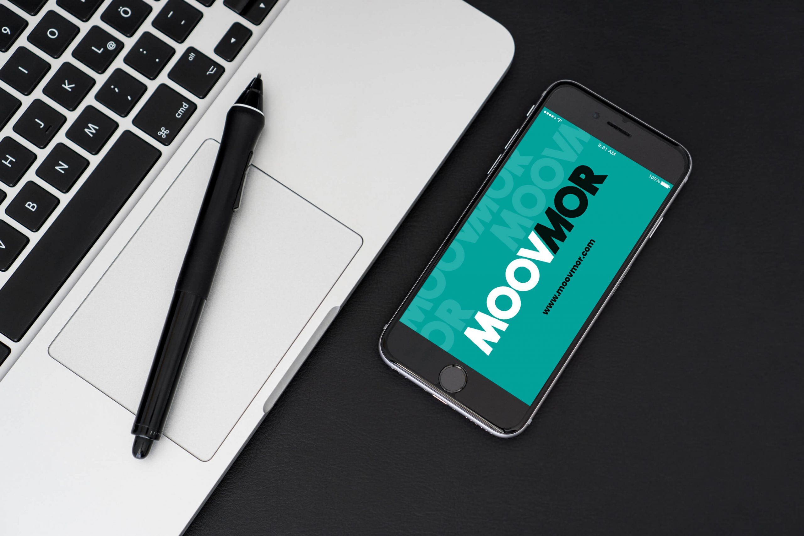 Moovmor design mobile mockup