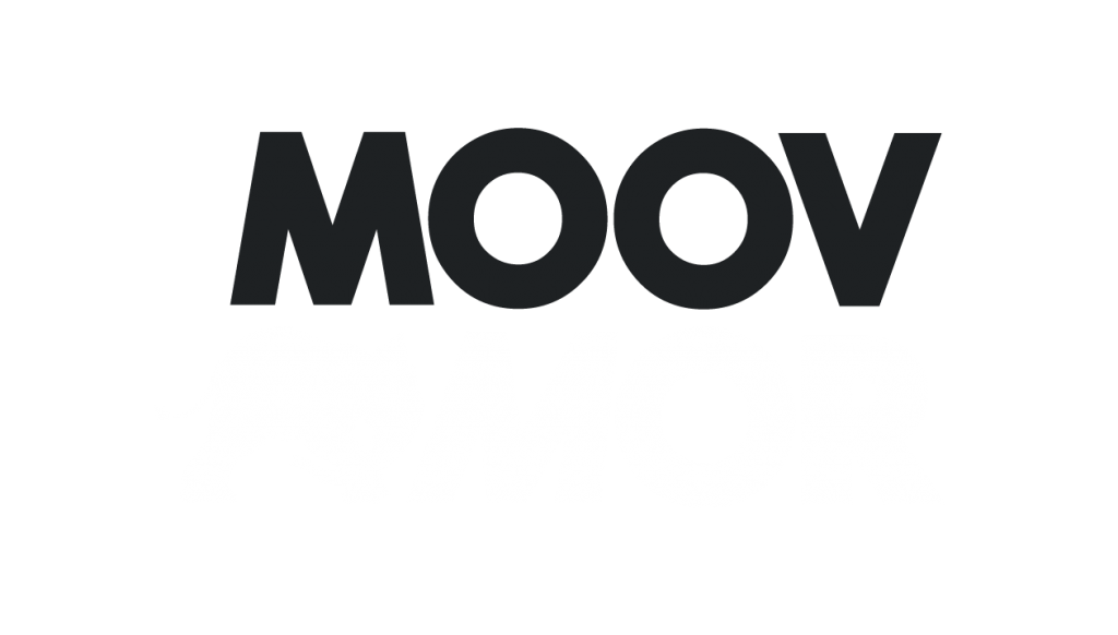 Moovmor black and white logo